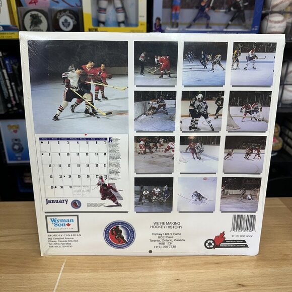Hockey Heroes Calendar NHL Hockey 1995 Special 16 Month Calendar Tim Horton - Picture 2 of 2